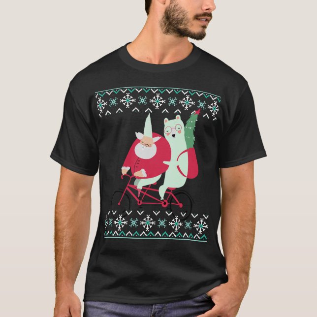 Spaß Weihnachtsfeiertage T-Shirt (Vorderseite)