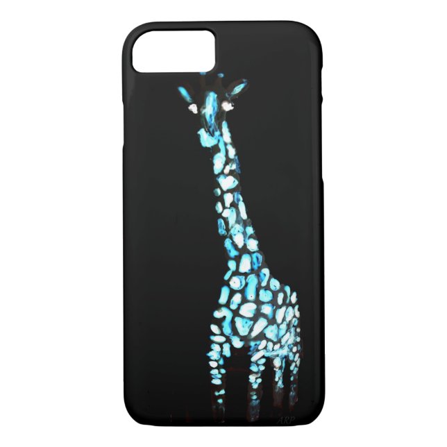 Spaß-wildes Tier-abstrakte Giraffe Case-Mate iPhone Hülle (Rückseite)