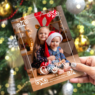 Spaß Wirble Weihnachtsbräune Frohe Weihnachten Fot