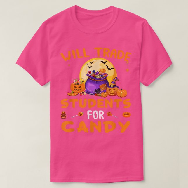 Spaß wird Schüler gegen Bonbons eintauschen T-Shirt (Design vorne)