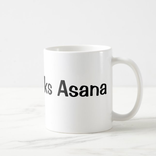 Spaß-Yoga-Tasse Kaffeetasse (Rechts)