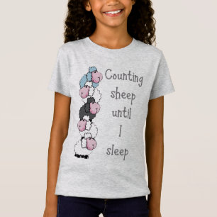Spaß zählen Schafe bis ich schlafe Zitat T-Shirt