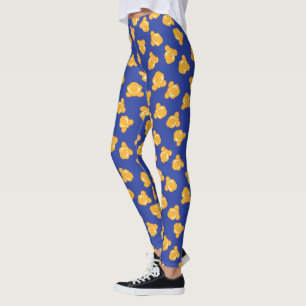 Spaß zerstreutes Popcorn-Muster Leggings