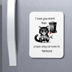 Spaß Zitat Flirt Cat Funny Valentinstag Geschenk Magnet