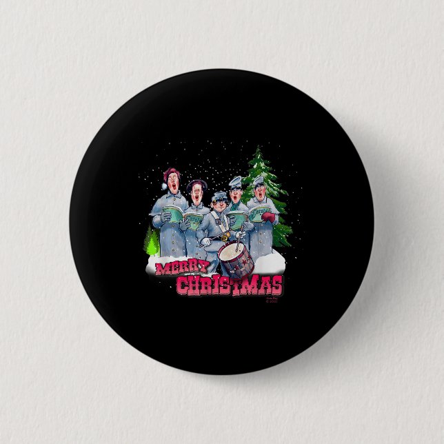 Spaß Ziviler Krieg Weihnachten Button (Vorderseite)