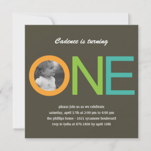 Spaß zu sein ein Foto Geburtstag Einladung - blau