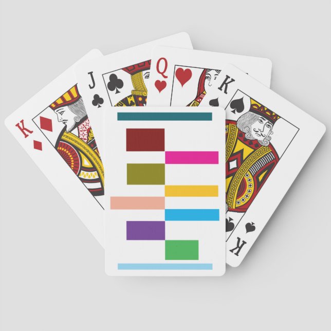Spaßblöcke Spielkarten (Rückseite)