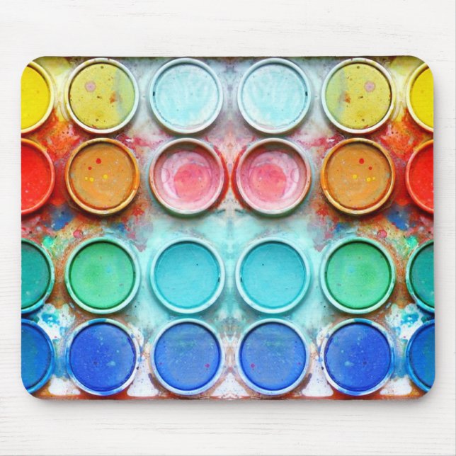 Spaßfarben-Farbkasten Mousepad (Vorne)