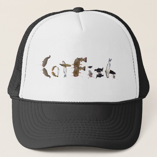 Spaßfischen Truckerkappe (Vorderseite)