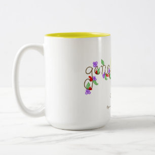 Spaßgekritzel-Tasse Zweifarbige Tasse