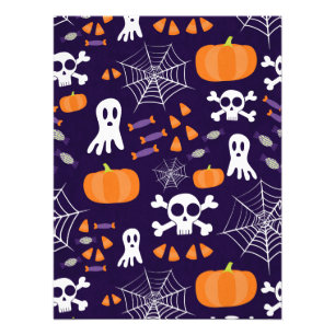 Spaßige gruselige Halloween-Figuren Fotodruck