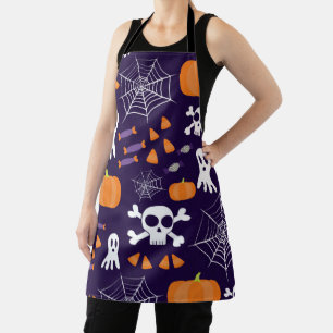 Spaßige gruselige Halloween-Figuren Schürze