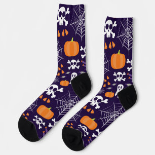 Spaßige gruselige Halloween-Figuren Socken