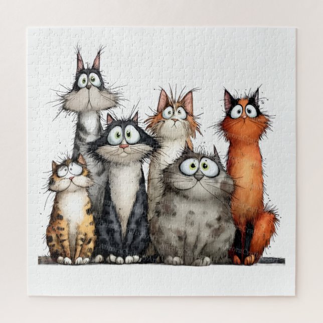 Spaßige Katzen (Vertikal)