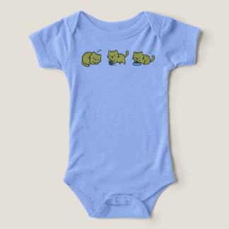 Spaßige Katzen Baby-Body