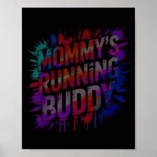 Spaßige Mamas Laufkumpanin Mama Halbmarathon matsc Poster