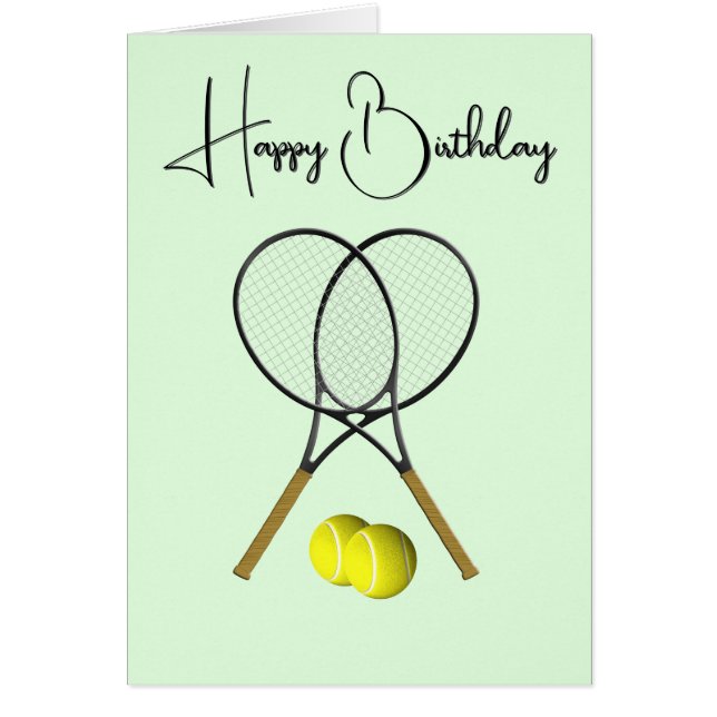 Spaßige Note zum Tennis-Geburtstag von Gegnern (Vorne)