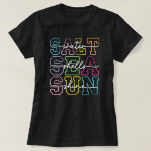 Spaßige Sommerstrand Stimmung Zitat T-Shirt