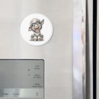Spaßige süße Schafe Magnet