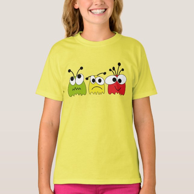 Spassige Tierchen T-Shirt (Vorderseite)