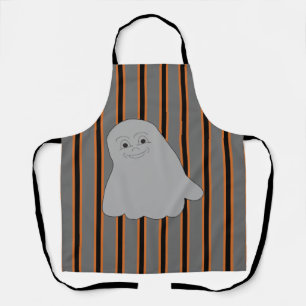 Spaßige und elegante Halloween-Geister Schürze