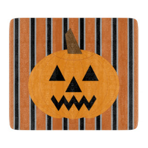 Spaßige und elegante Halloween-Kürbisse Schneidebrett
