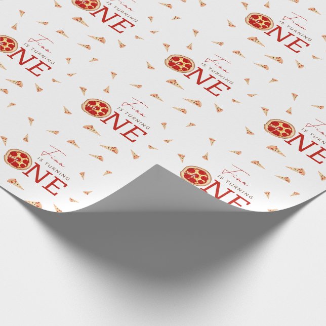 Spaßiger 1. Geburtstag  Geschenkpapier (Ecke)
