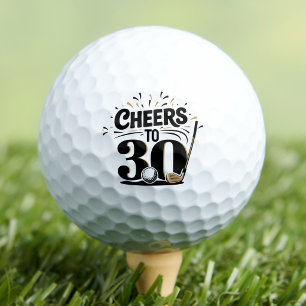 Spaßiger 30. Geburtstag Golfball