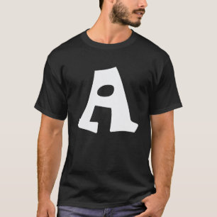 Spaßiger Buchstabe A Kindergarten-Lehrer Cute In T-Shirt