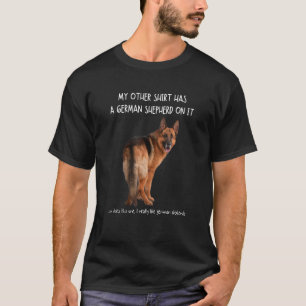 Spaßiger Deutscher Schäferhund Adoptiere Hunde - K T-Shirt