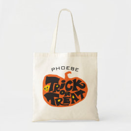 Spaßiger Kürbis Halloween Tragetasche