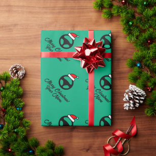 Spaßiges Auto-Lenkrad individuelles Weihnachten Geschenkpapier