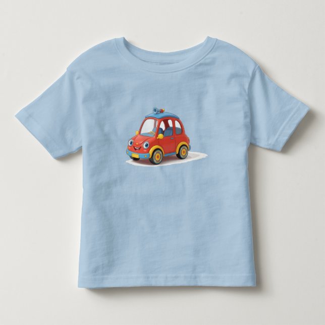 Spaßiges Auto T-Shirt (Vorderseite)