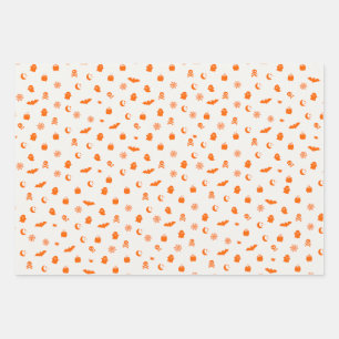 Spaßiges Halloween-Geschenkverpackungspapier Geschenkpapier Set