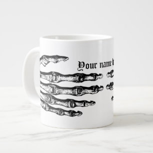 Spaßiges Halloween mit Skeletten Jumbo-Tasse