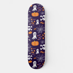Spaßiges Halloween-Muster Skateboard