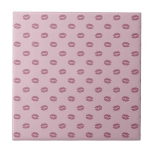 Spaßiges Lippen-Design - Schicke Heimdekoration au Fliese