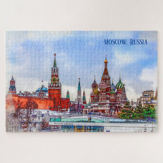 Spassky-Turm und Moskauer Kreml, Russland.
