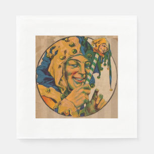 Spaßvogel von den zwanziger Jahren Serviette