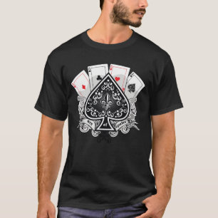 Spaßwinkel   Kartendeckungsdesign T-Shirt