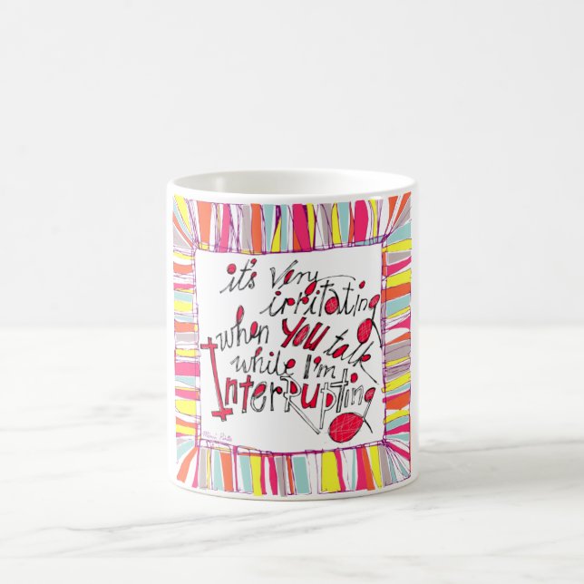 Spaßzitat ist es wenn… sehr irritierend kaffeetasse (Mittel)