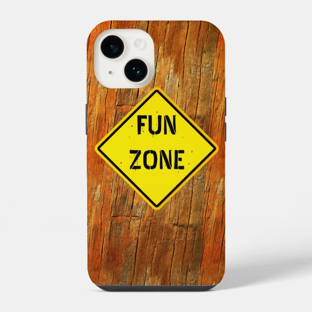 Spaßzone iPhone 14 Hülle (Rückseite)