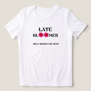SPÄTBLÜHER BLUMEN PINK WEIß GARTENBAU DAMEN Tri-Blend SHIRT