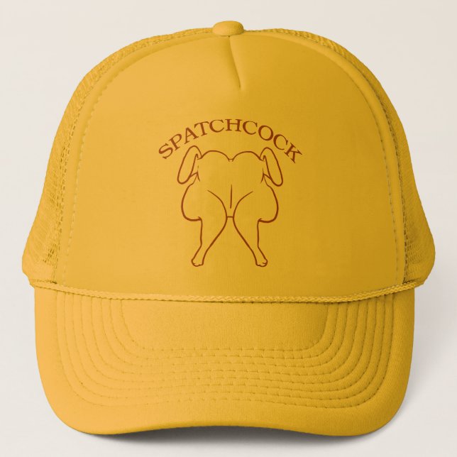 Spatchcock Huhn Truckerkappe (Vorderseite)