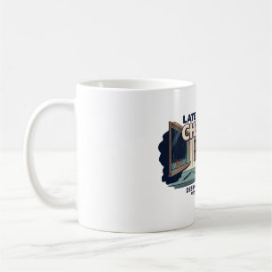 Späte Ankunft Retro Motel NIGHTSHIFT 90 Kaffeetass Kaffeetasse