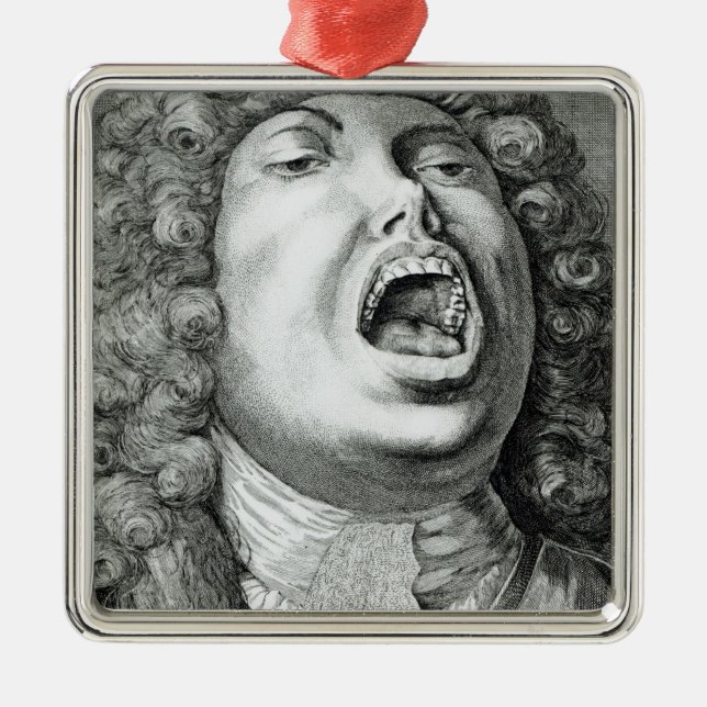 Späte erste Minister Silbernes Ornament (Vorne)