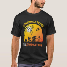 Späte für das Halloween-Rennen in Spookathon T-Shirt