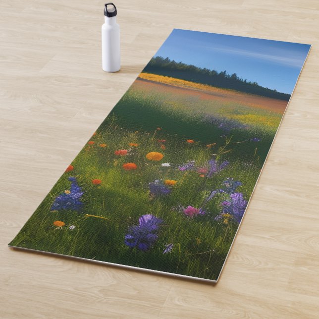 Späte Sommerwiese Landschaft Yogamatte (Beispiel)