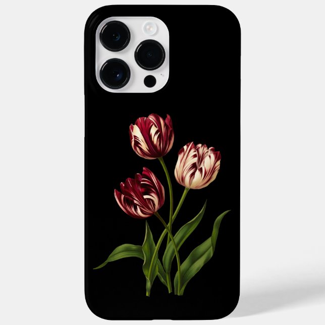Späte Tulip 001 ~ Botanische Kunst Case-Mate iPhone 14 Pro Max Hülle (Rückseite)
