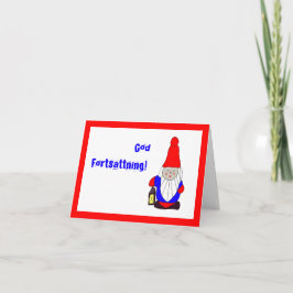 Späte Weihnachtskarte Feiertagskarte